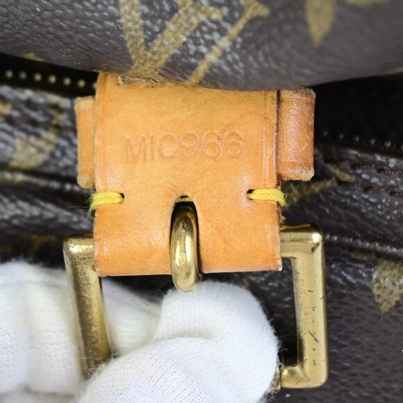 LOUIS VUITTON Montsouris GM Backpack Bag Monogram Leather Brown M51135 70FB218 - Picture 14 of 15